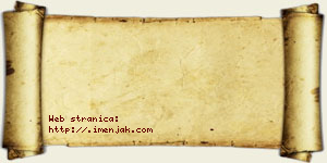 Una Džepina vizit kartica